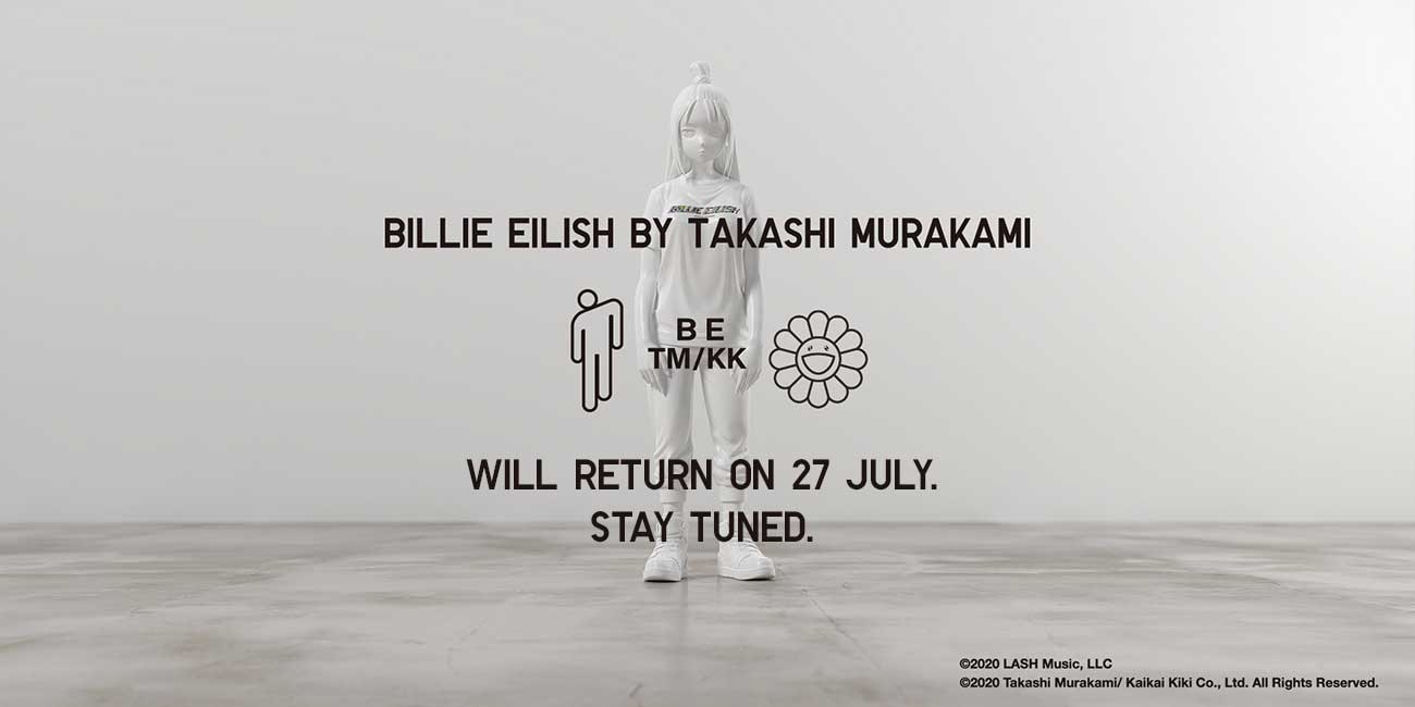 BILLIE EILISH X TAKASHI MURAKAMI RELAUNCH TEASER