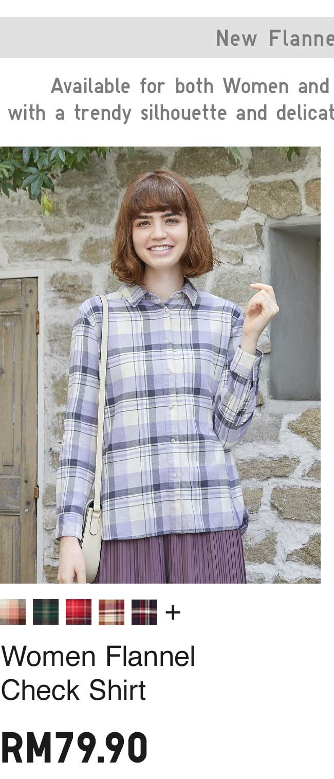 WOMEN FLANNEL CHECK SHIRT