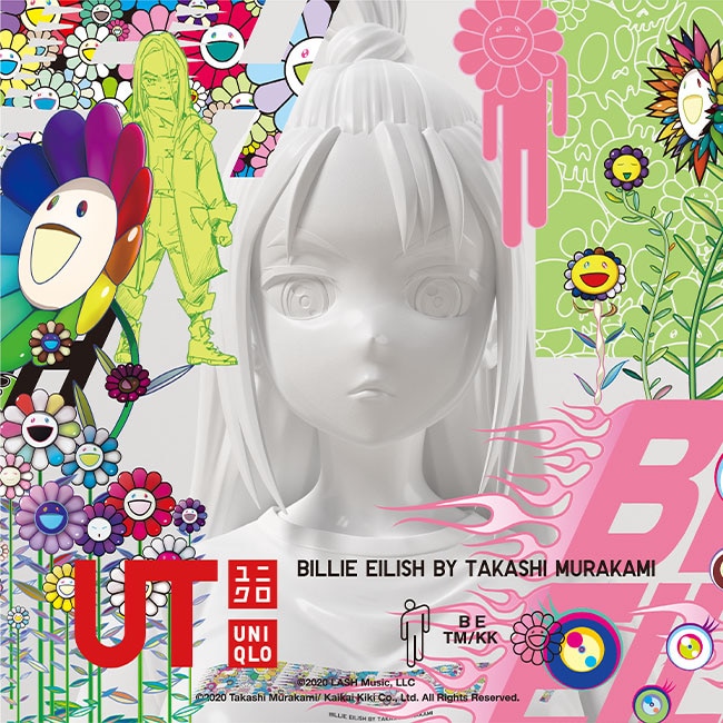 Billie Eilish x Takashi Murakami UT Collection