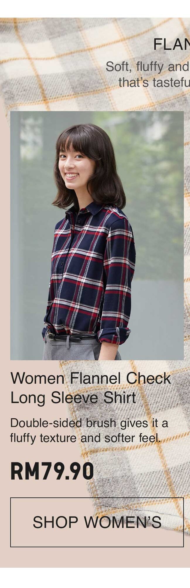 WOMEN FLANNEL CHECK SHIRT