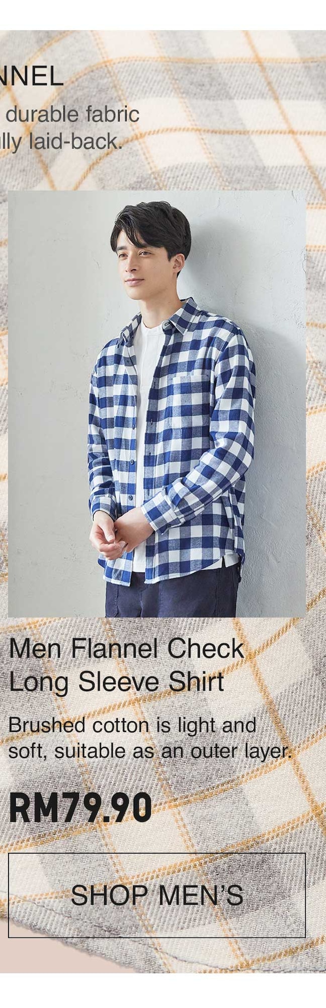 MEN FLANNEL CHECK SHIRT