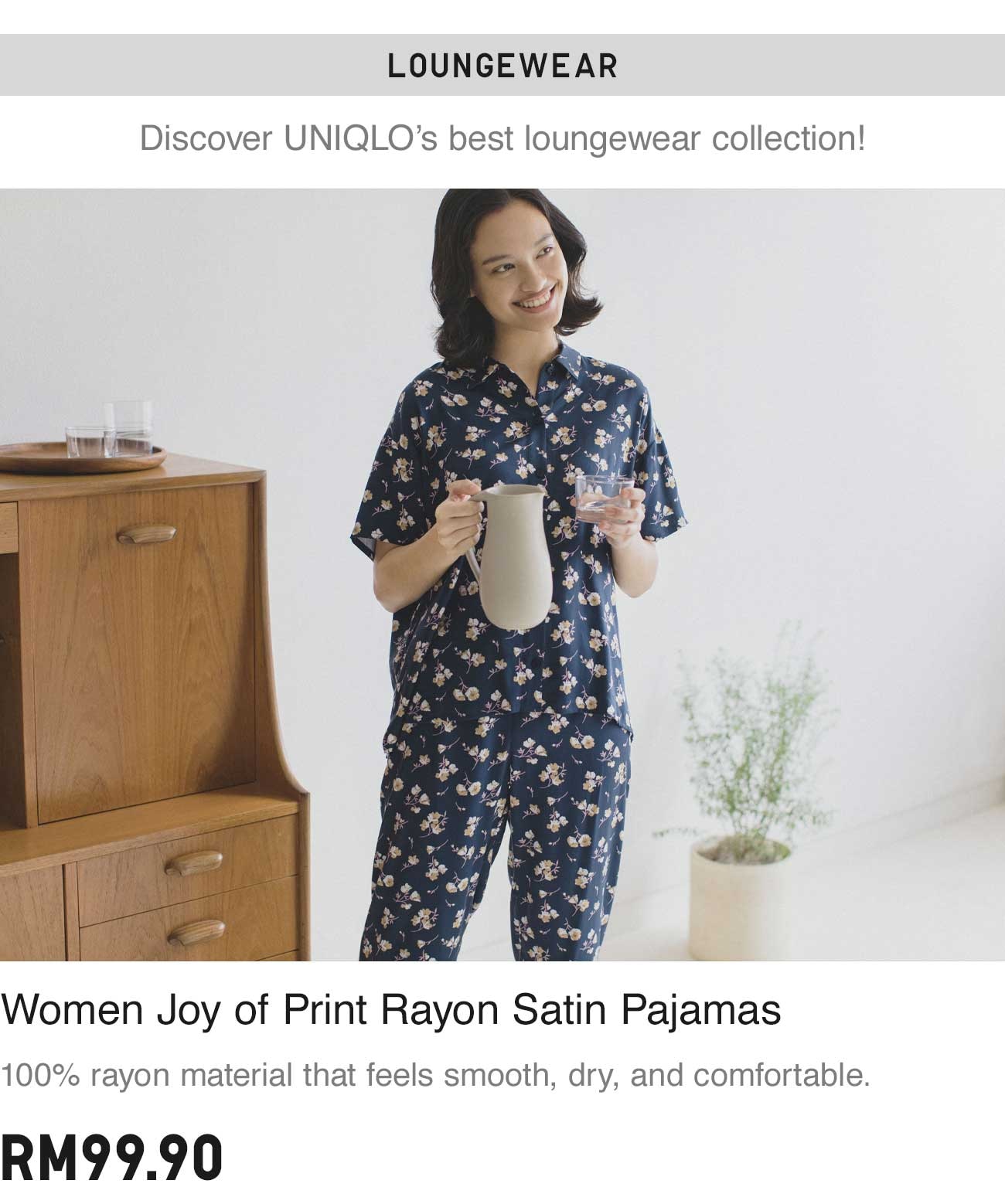 WOMEN RAYON SATIN PAJAMAS