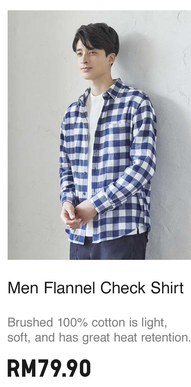 MEN FLANNEL CHECK SHIRT