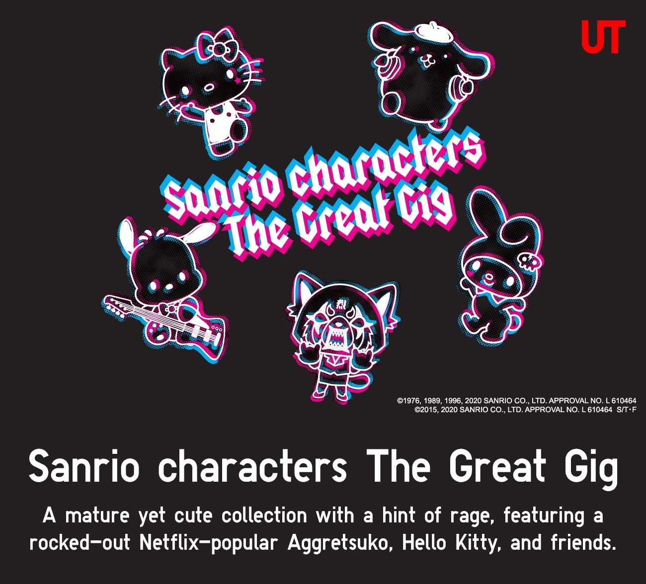 Sanrio characters The Great Gig UT Collection