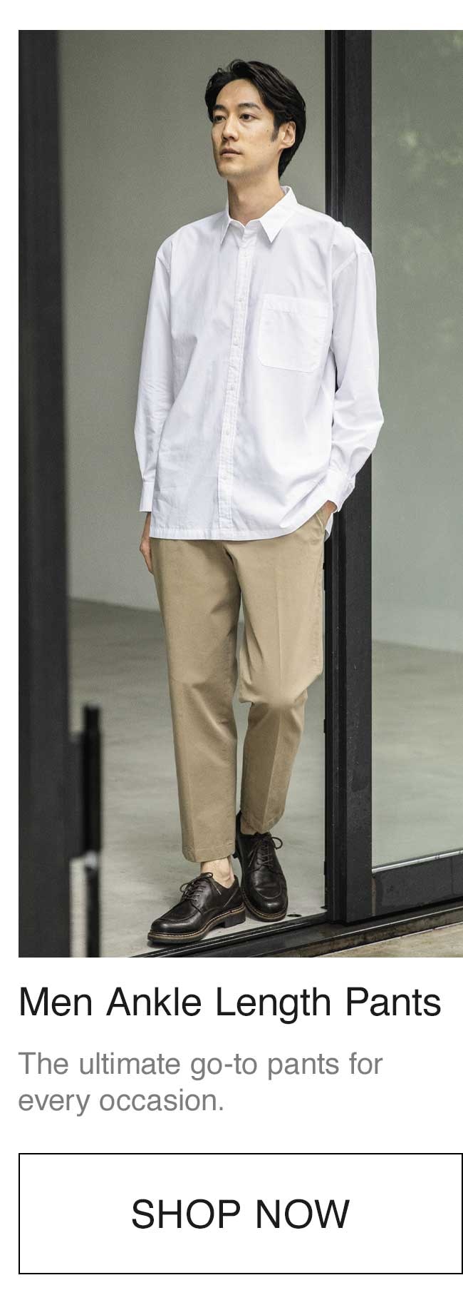 MEN'S ANKLE LENGTH PANTS