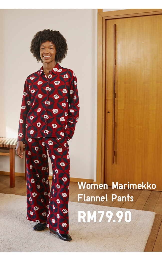 WOMEN MARIMEKKO FLANNEL PANTS