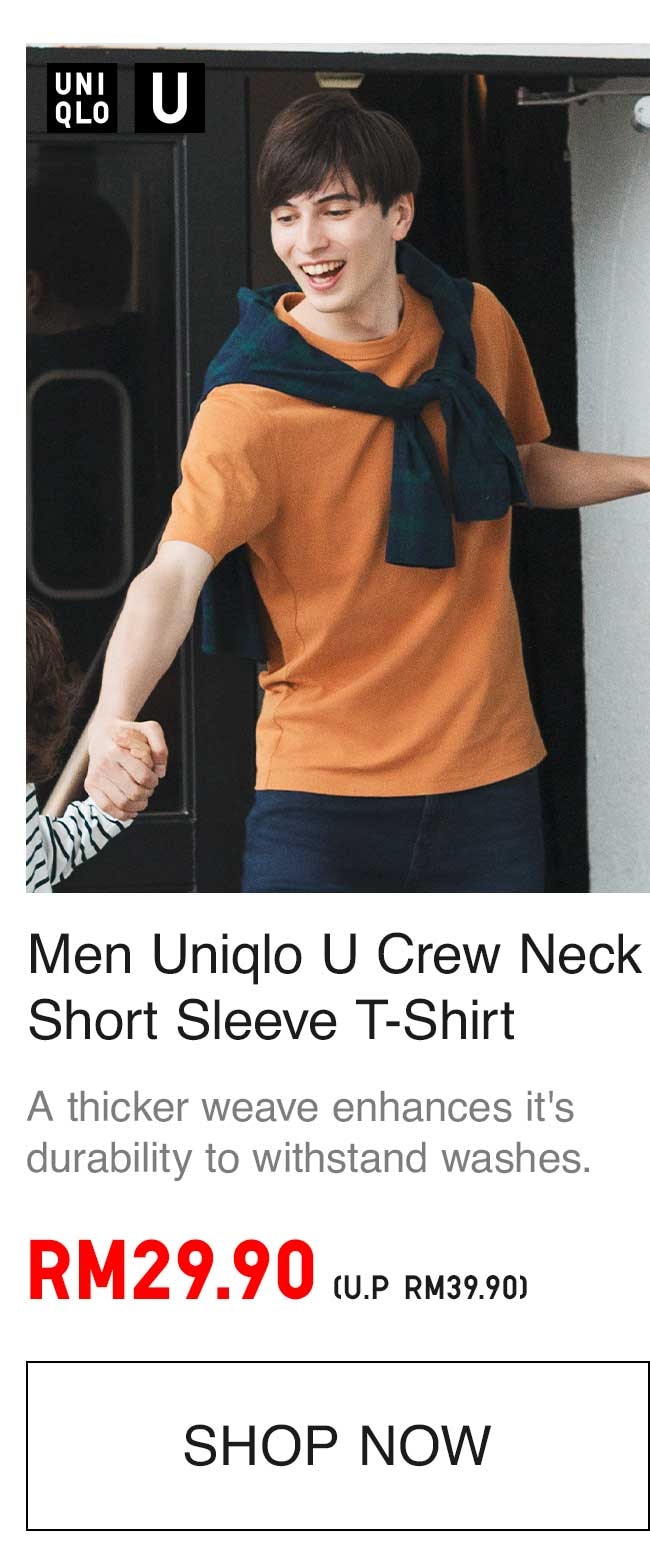 MEN UNIQLO U CREW NECK TSHIRT