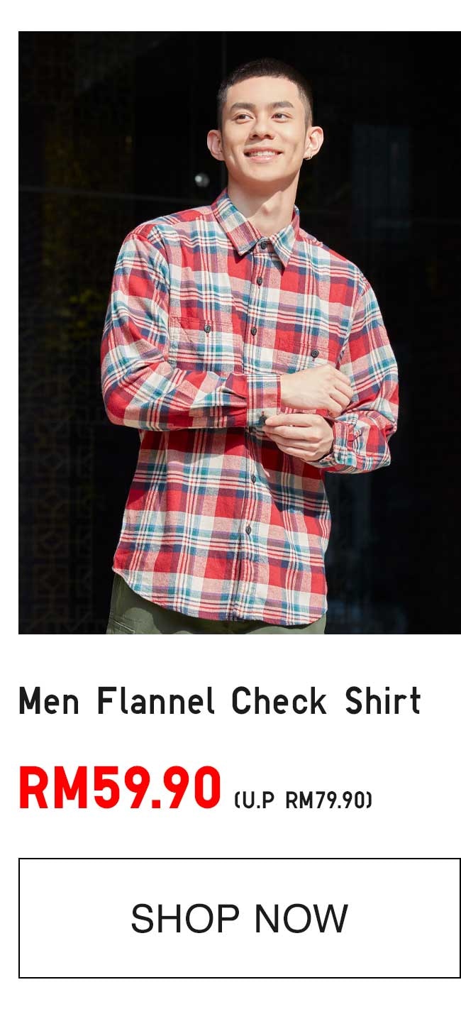 MEN FLANNEL CHECK SHIRT