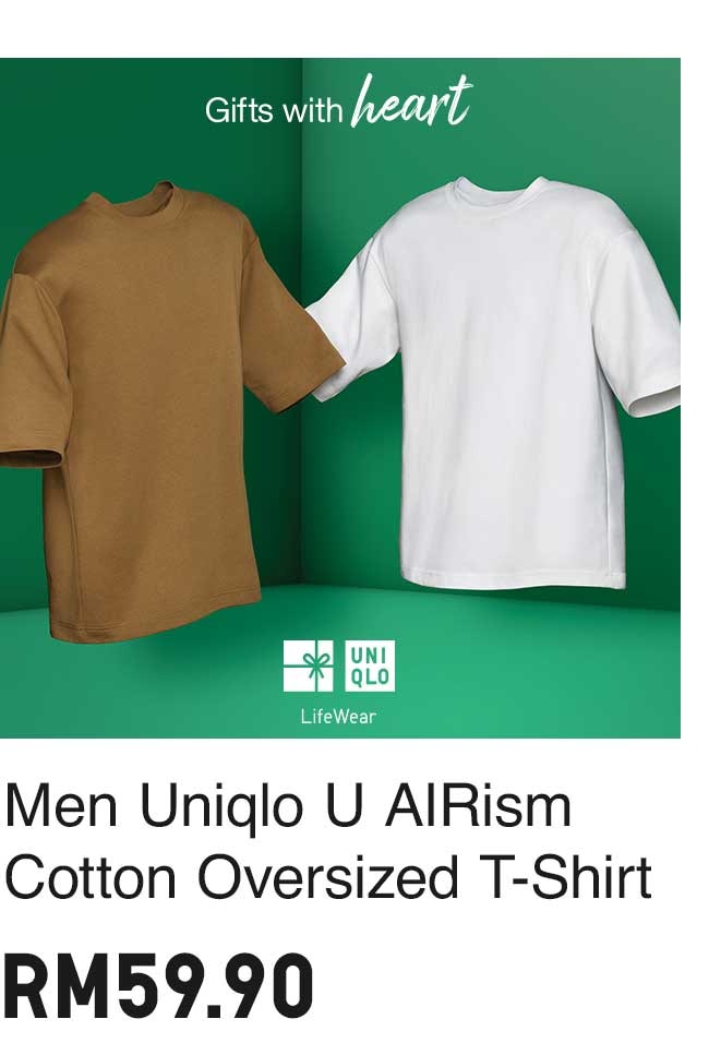 MEN UNIQLO U AIRISM COTTON T-SHIRT