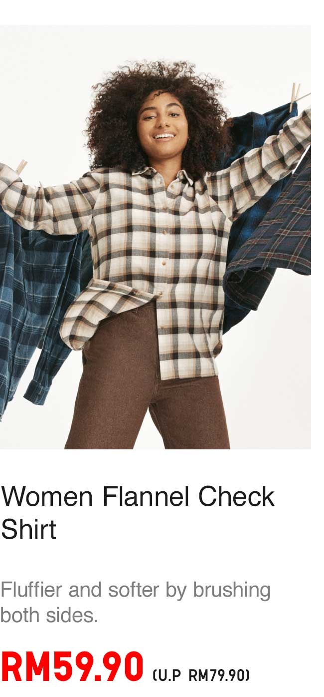 WOMEN FLANNEL CHECK SHIRT