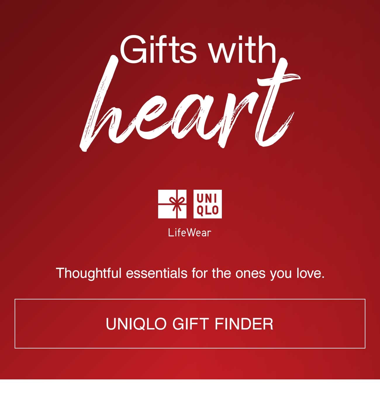 UNIQLO GIFT FINDER