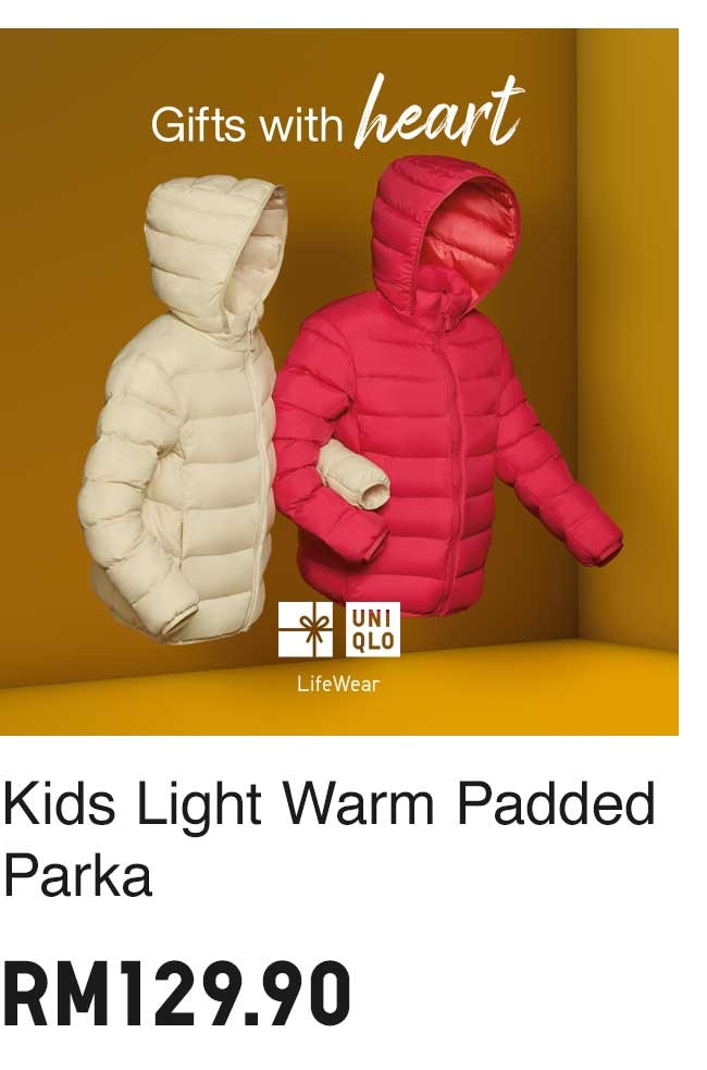 KIDS LIGHT WARM PADDED PARKA