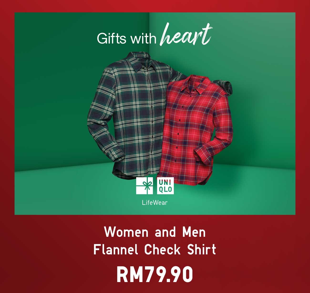 WOMEN AND MEN FLANNEL CHECK SHIRTS