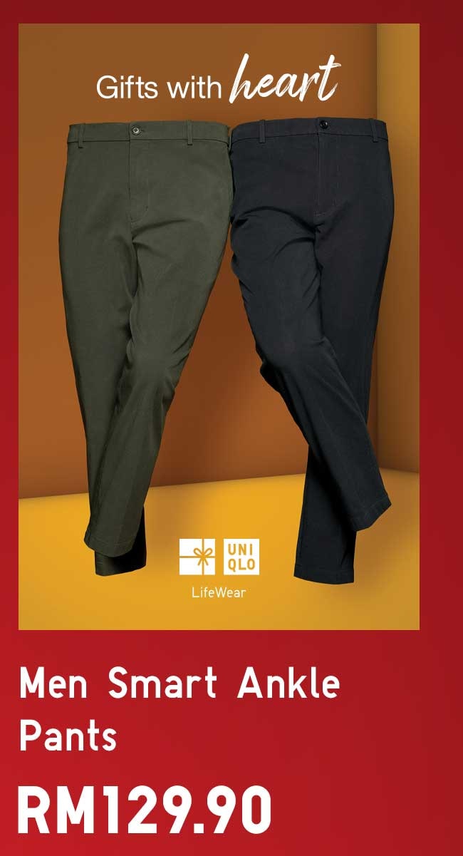 MEN SMART ANKLE PANTS