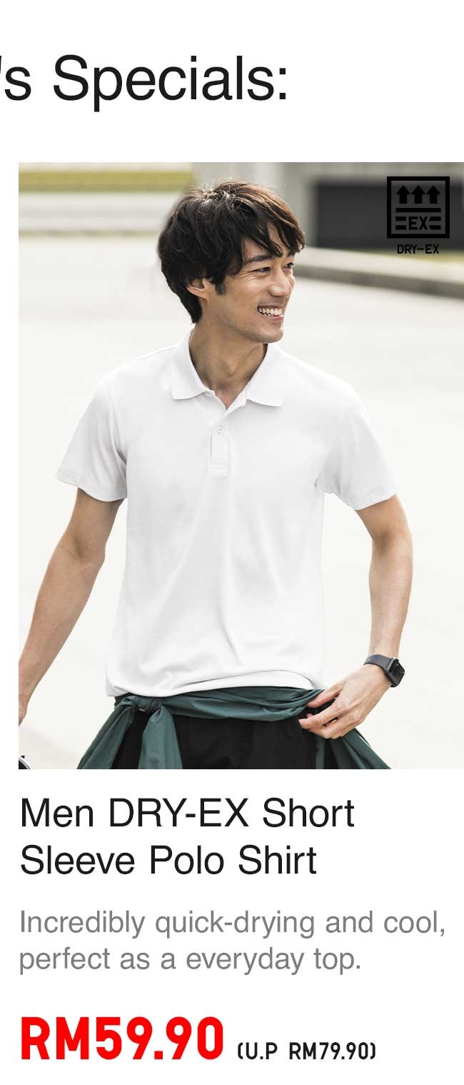 MEN DRY-EX POLO SHIRT