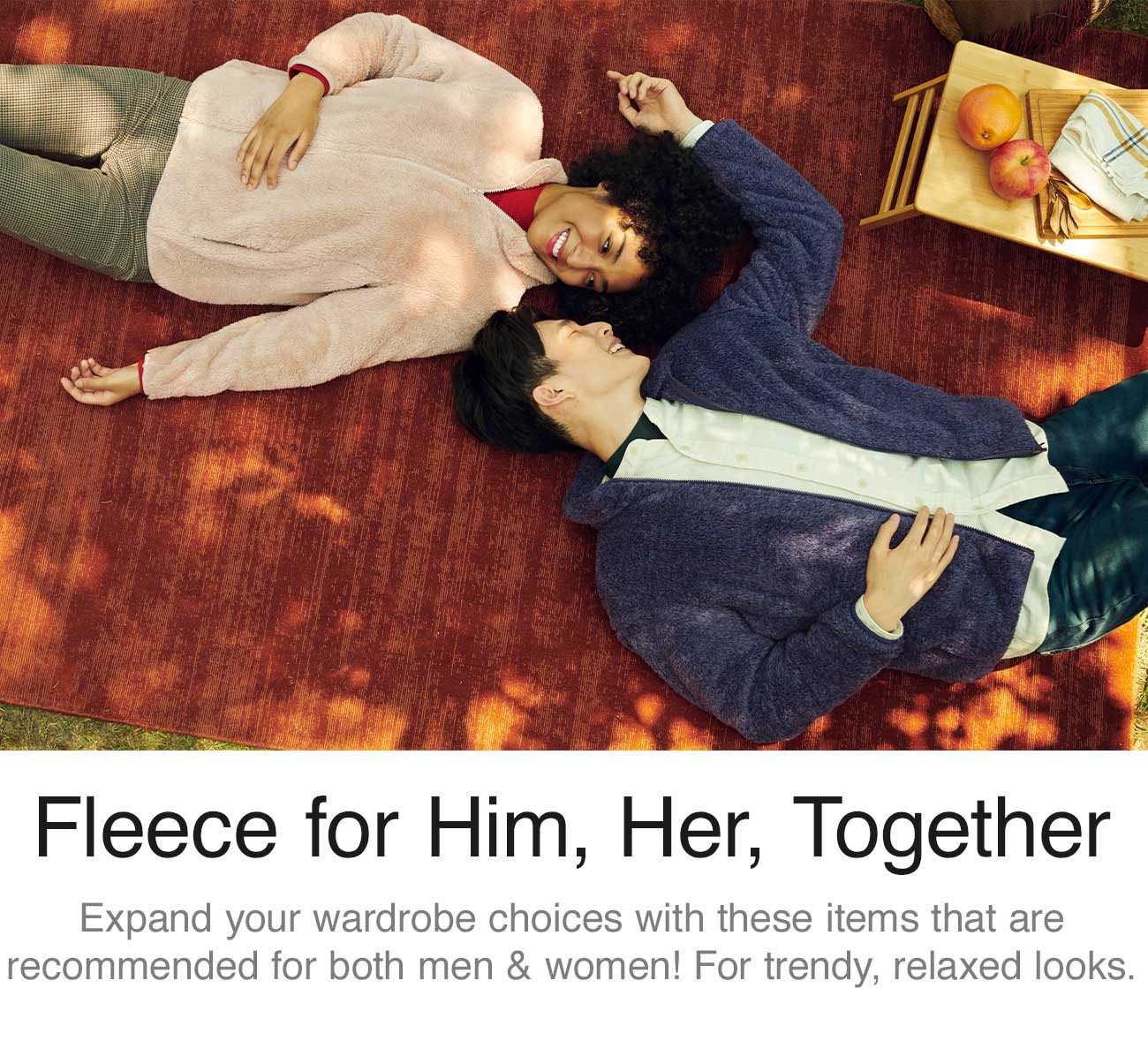 Fleece items that are suitable for both Men and Women