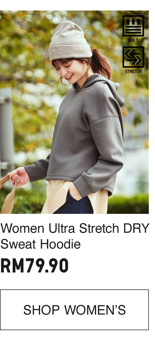 WOMEN ULTRA STRETCH DRY SWEAT HOODIE