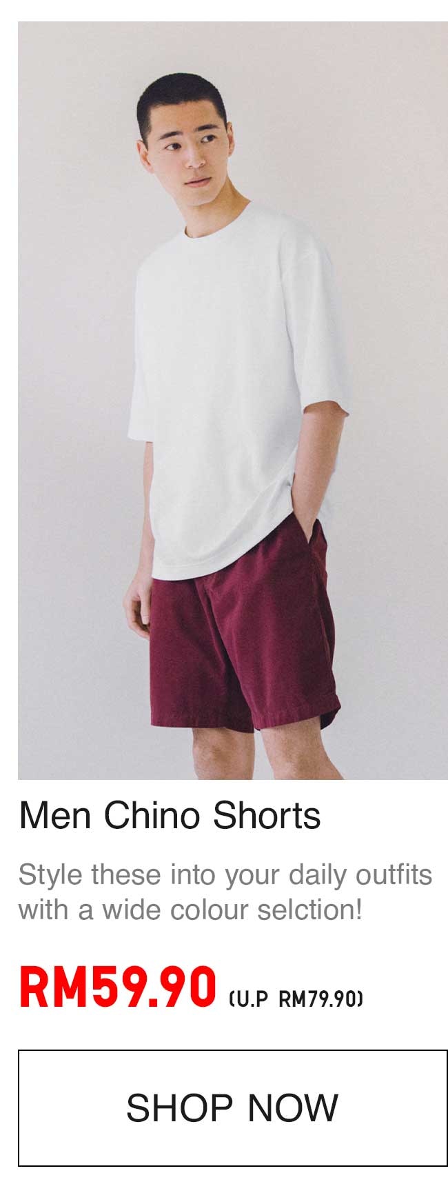 MEN CHINO SHORTS