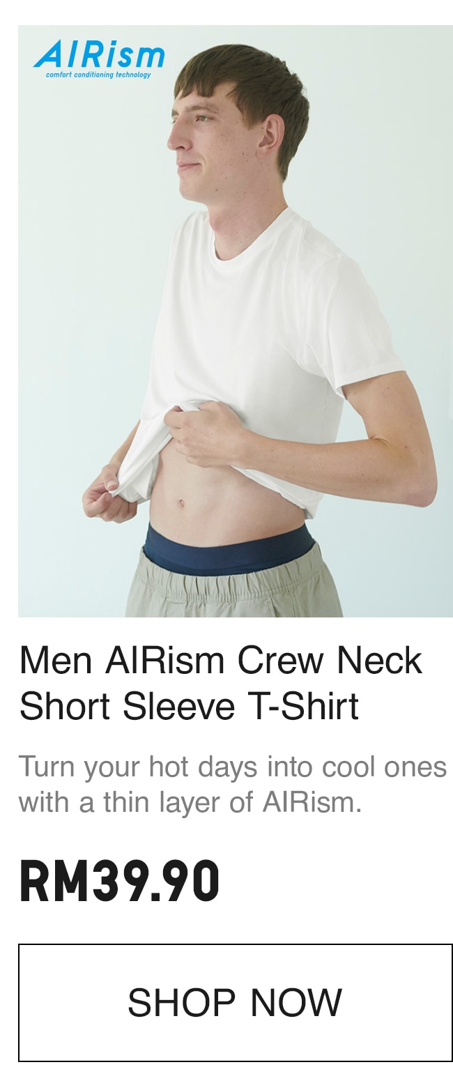 MEN AIRISM CREW NECK TSHIRT