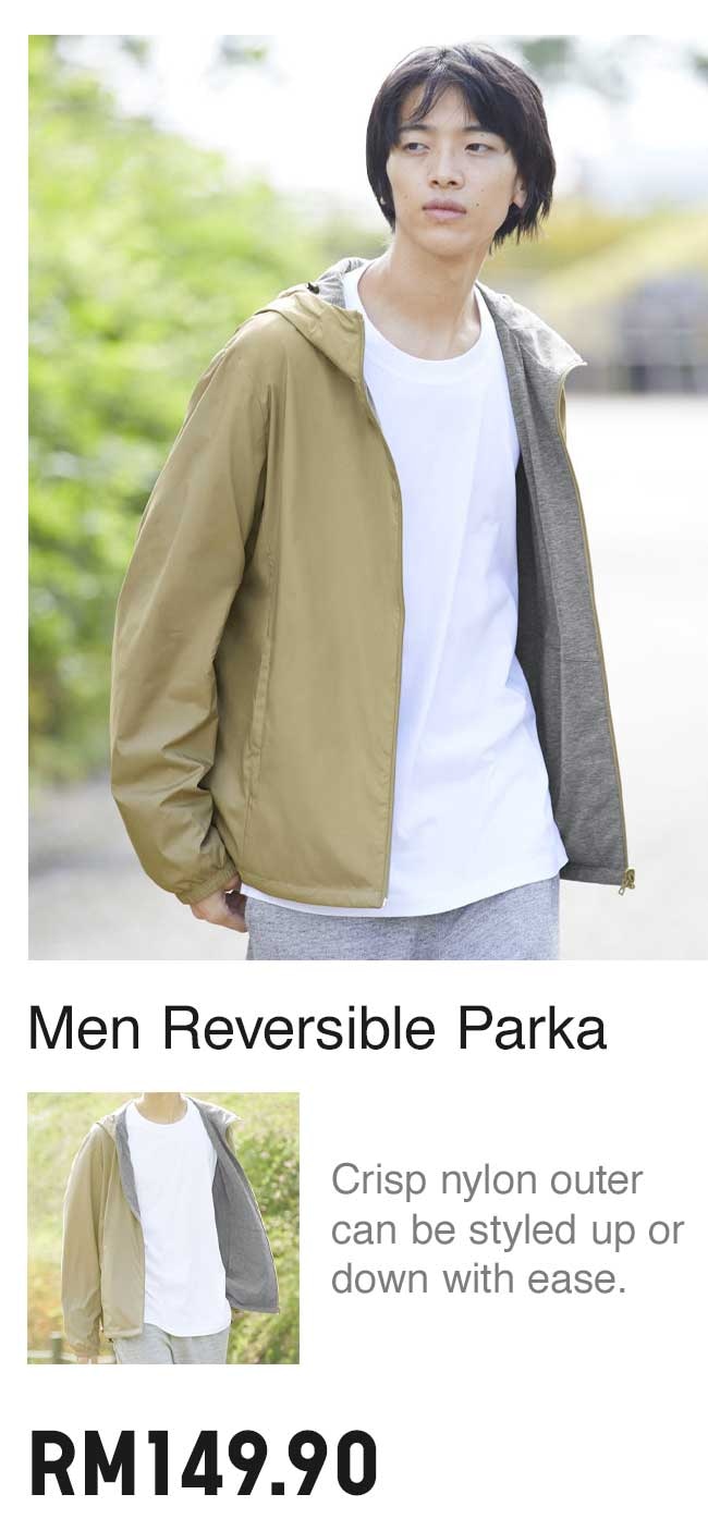 MEN REVERSIBLE PARKA