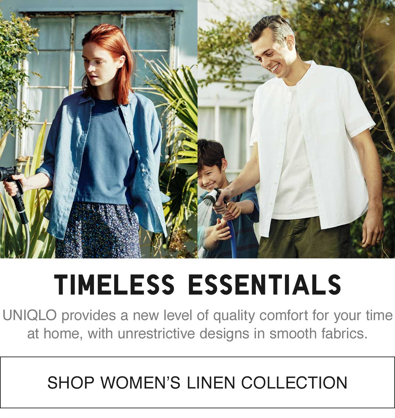 SHOP WOMEN'S LINEN COLLECTION