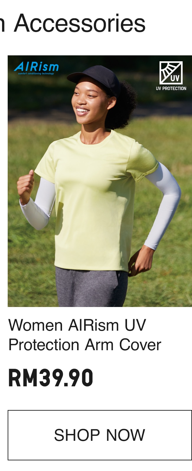 AIRISM UV PROTECTION MESH ARM COVERS