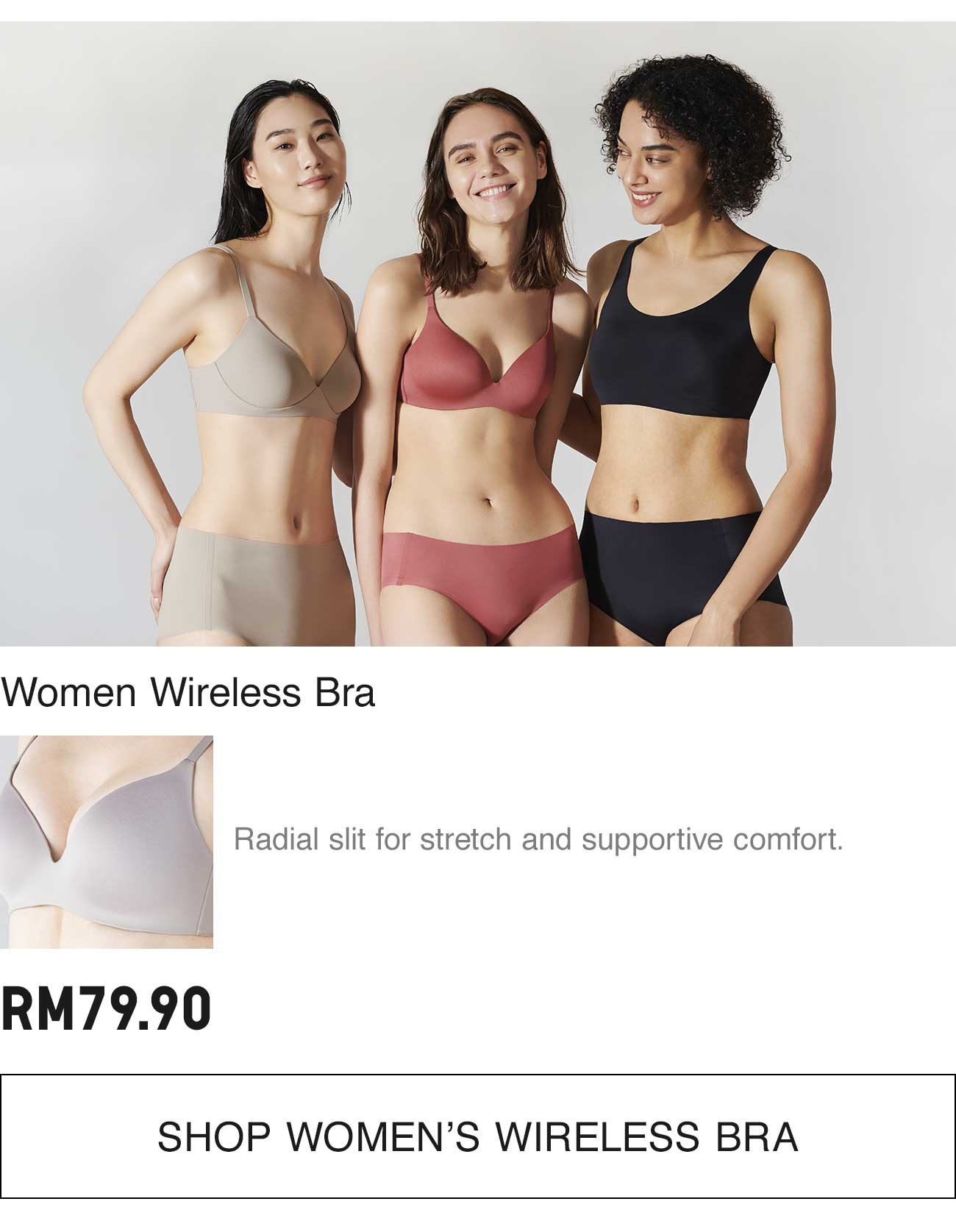 WOMEN WIRELESS BRA