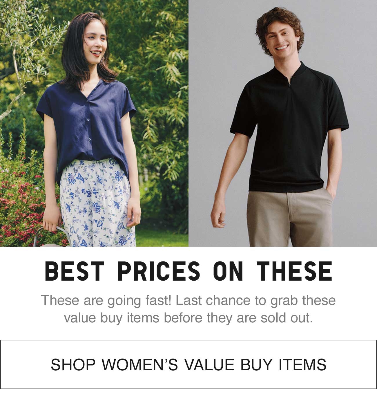 SHOP WOMEN'S VALUE BUY ITEMS