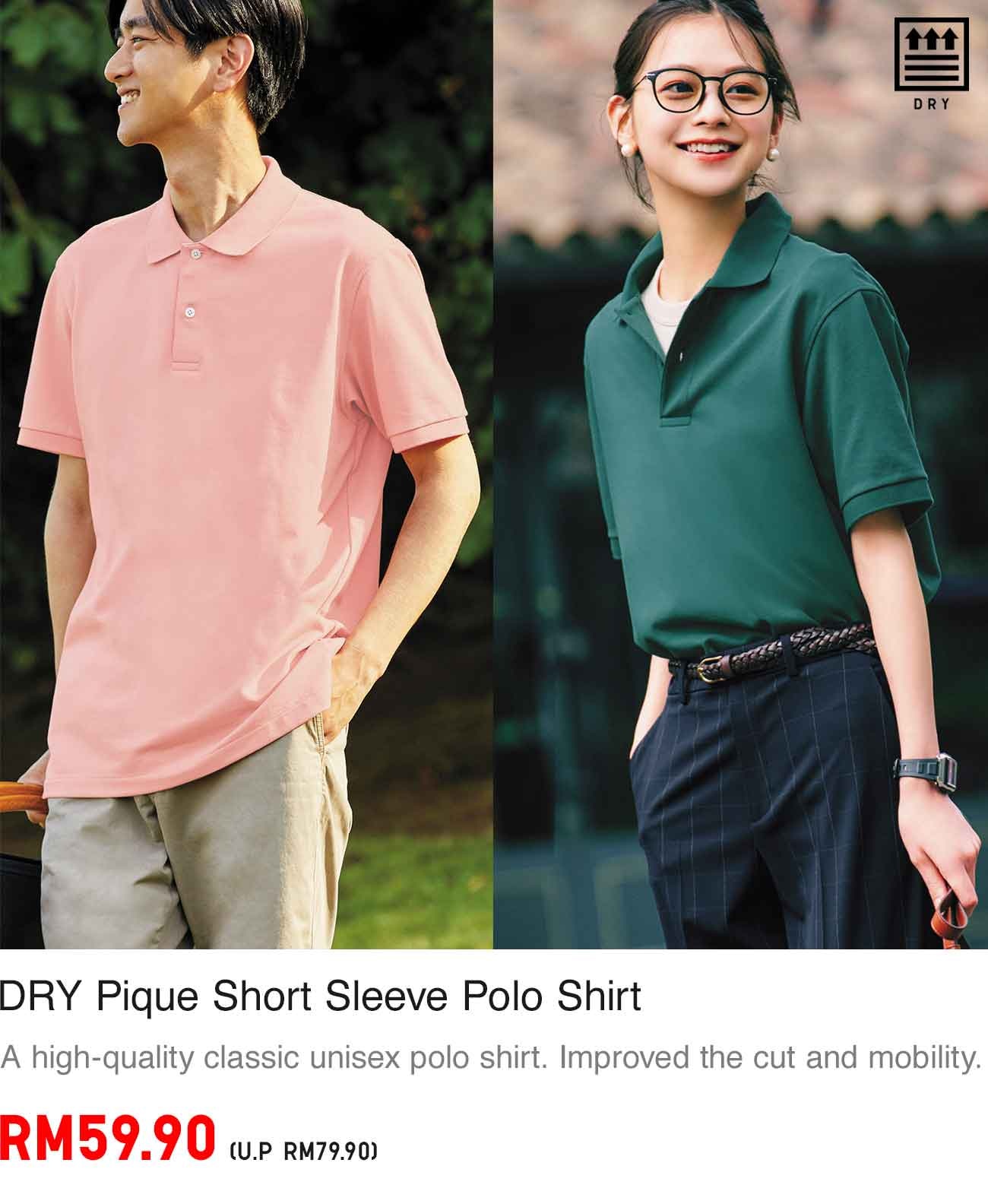 DRY PIQUE POLO SHIRT