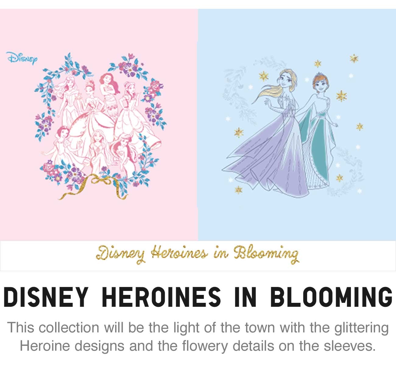 DISNEY HEROINES IN BLOOMING UT