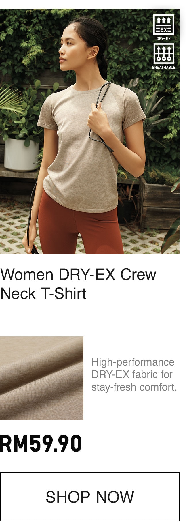 WOMEN DRY EX T-SHIRT