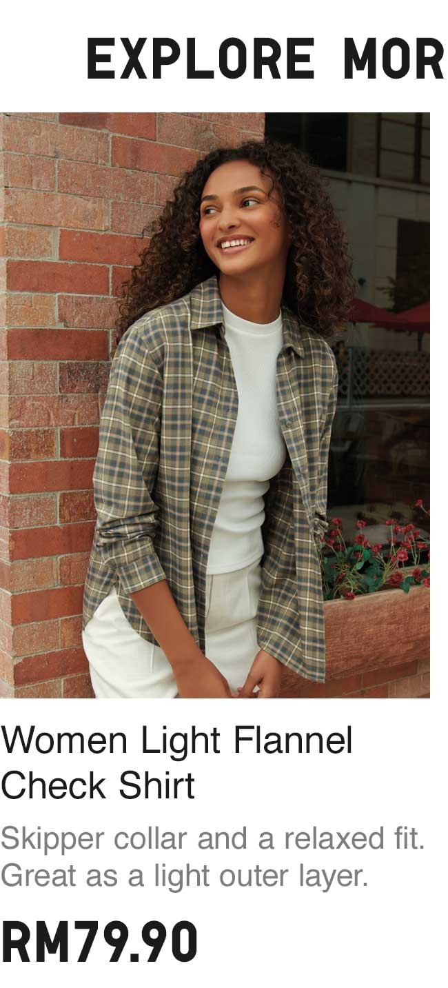 Women Light Flannel Check Shirt