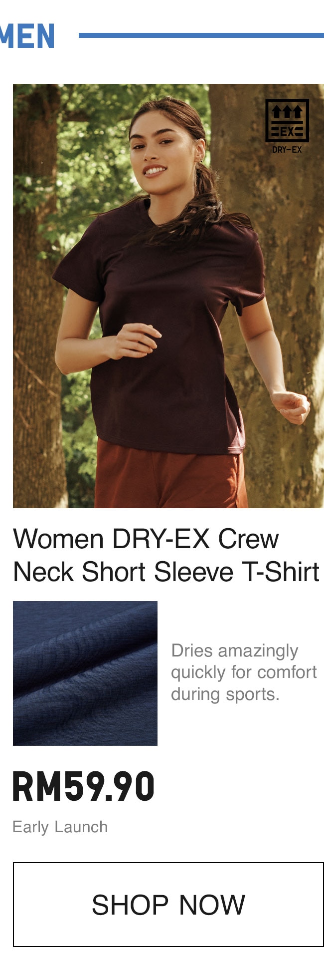 WOMEN DRY EX T-SHIRT