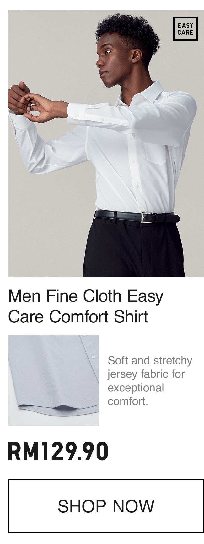 MEN FINE CLOTH EASY CARE SHIRT