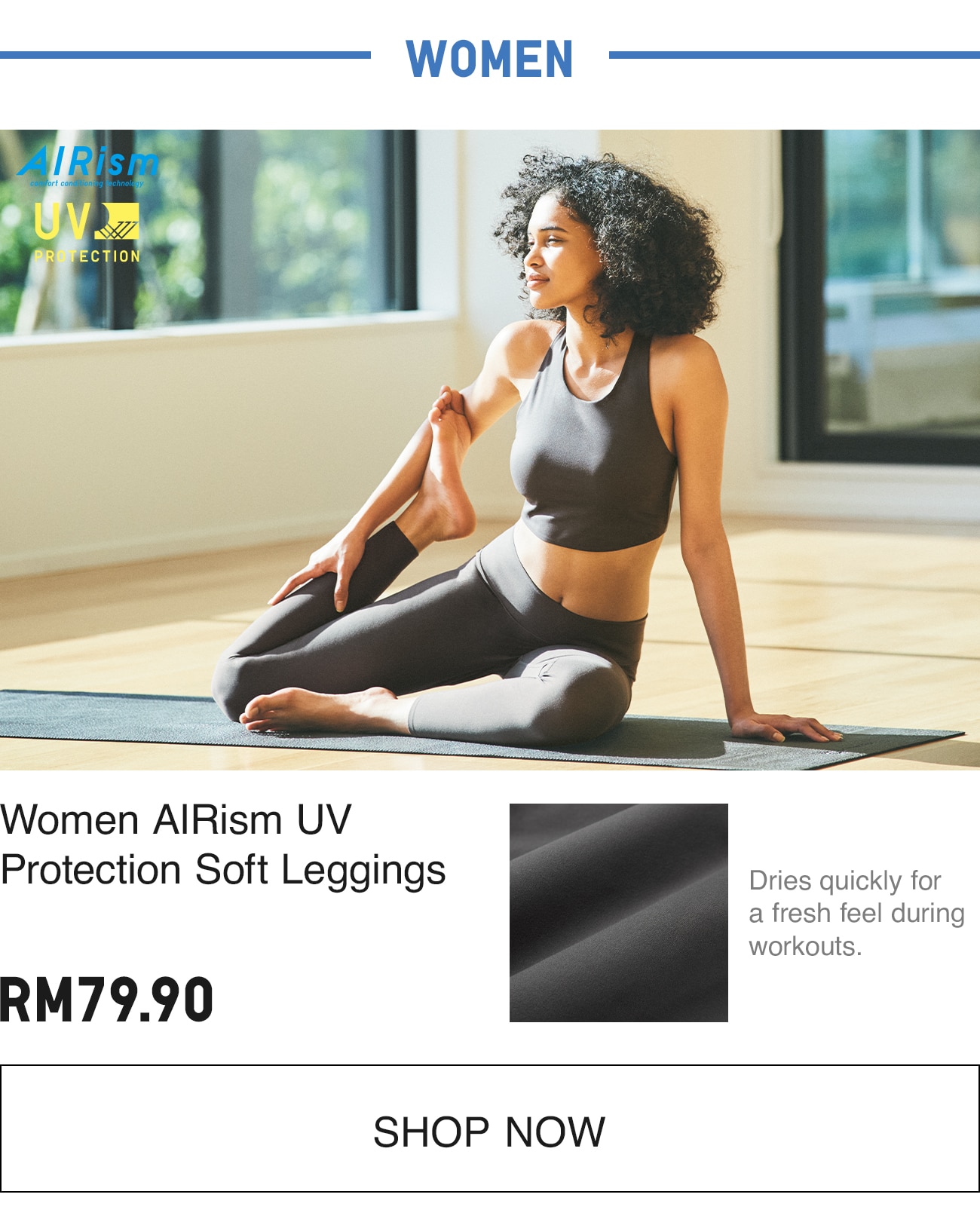 WOMEN AIRISM LEGGINGS