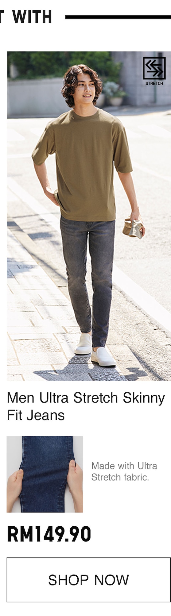 MEN ULTRA STRETCH SKINNY FIT JEANS