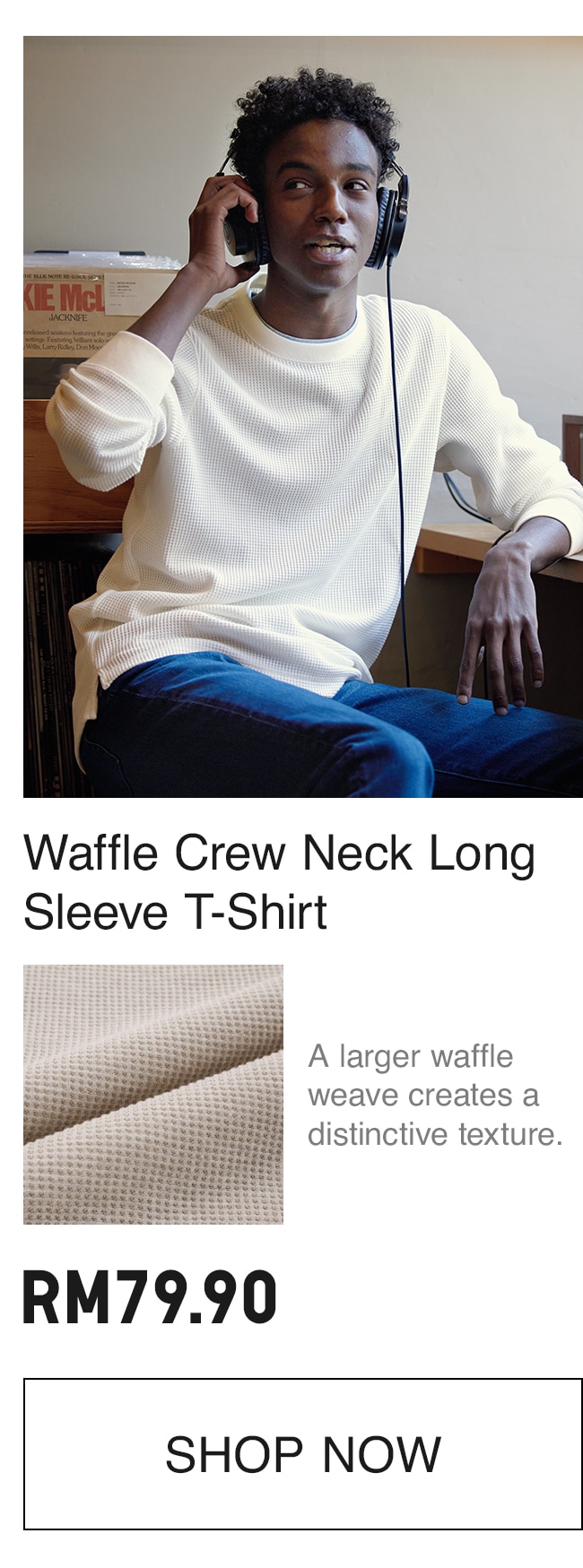 MEN WAFFLE TSHIRT