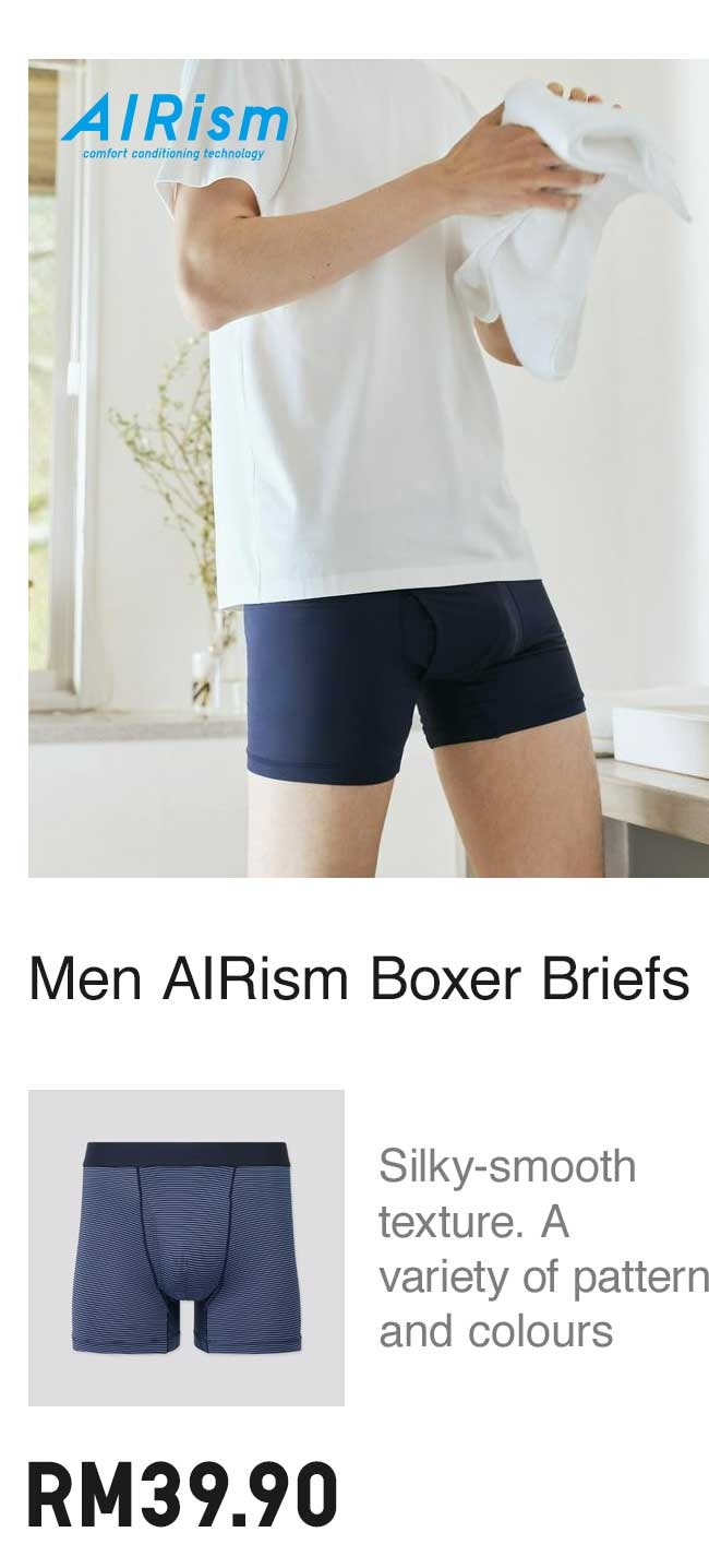 MEN AIRISM BOXER BRIEFS