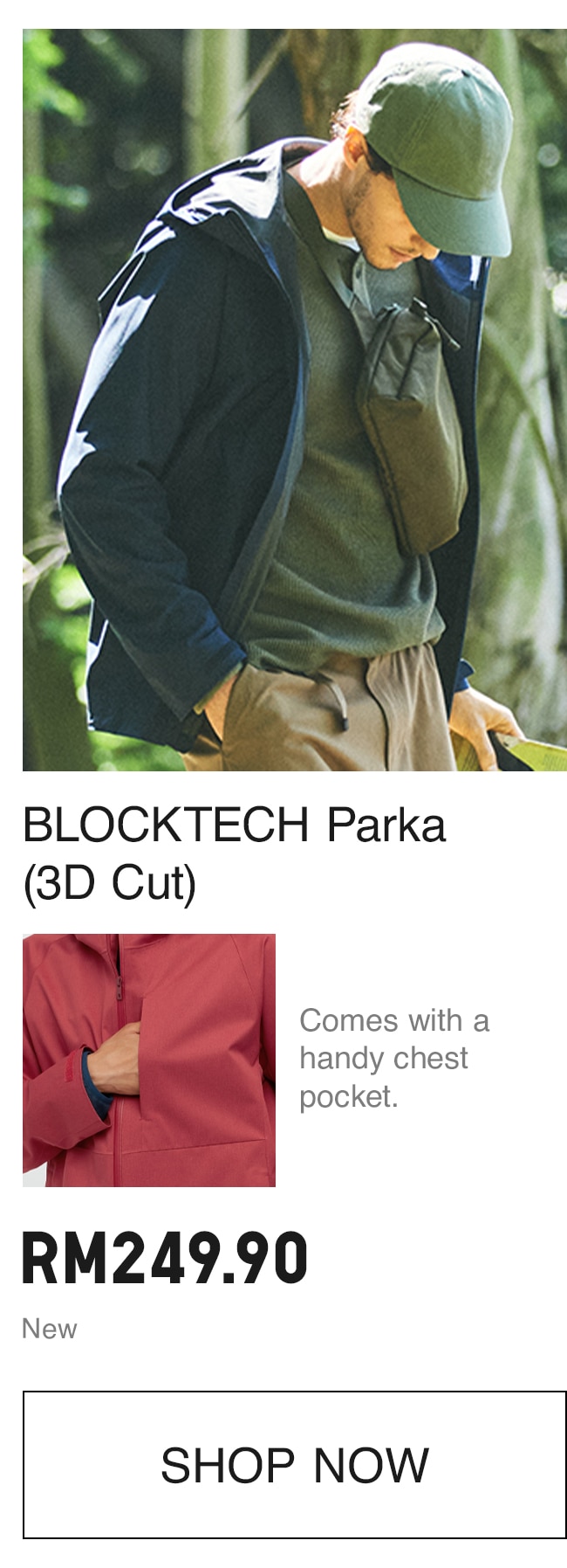 MEN BLOCKTECH PARKA