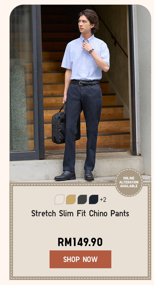 Stretch Slim Fit Chino Pants