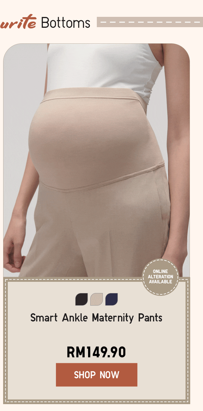 Smart Ankle Maternity Pants