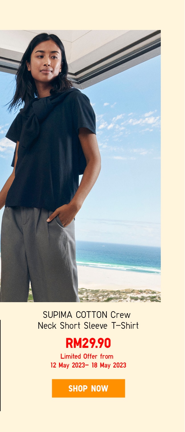 SUPIMA COTTON Crew Neck Short Sleeve T-Shirt