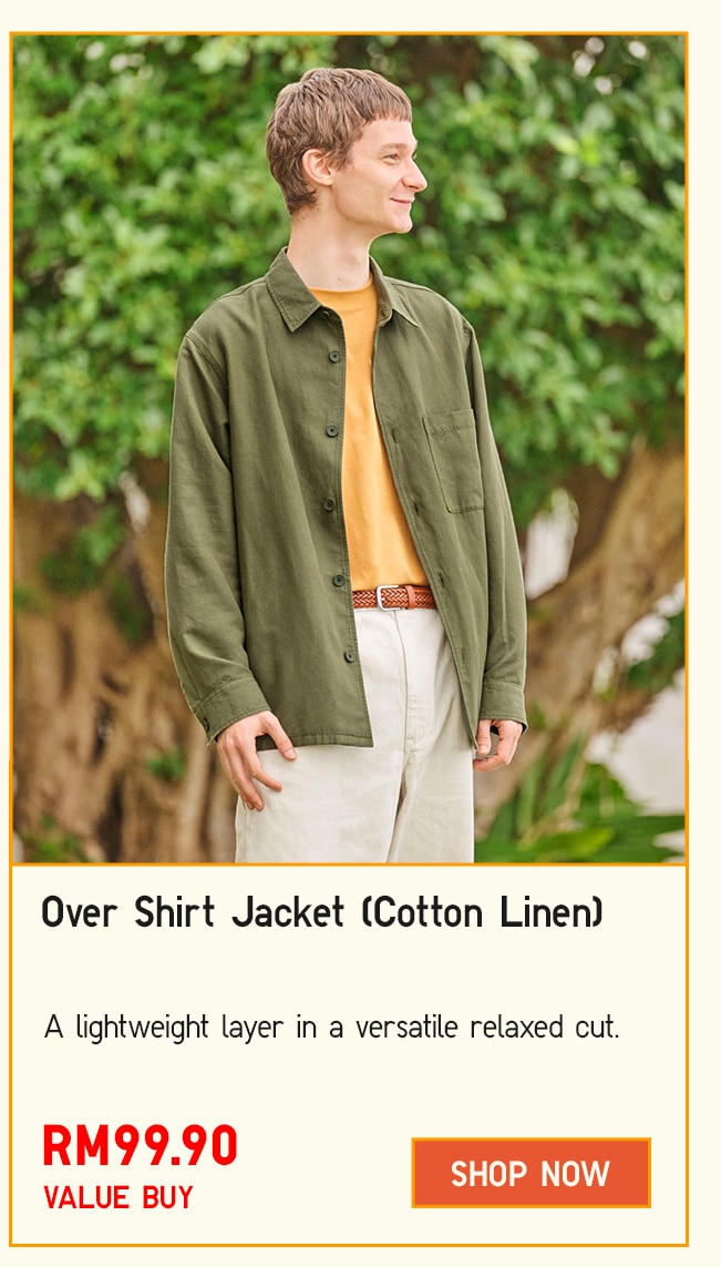 Over Shirt Jacket Cotton Linen