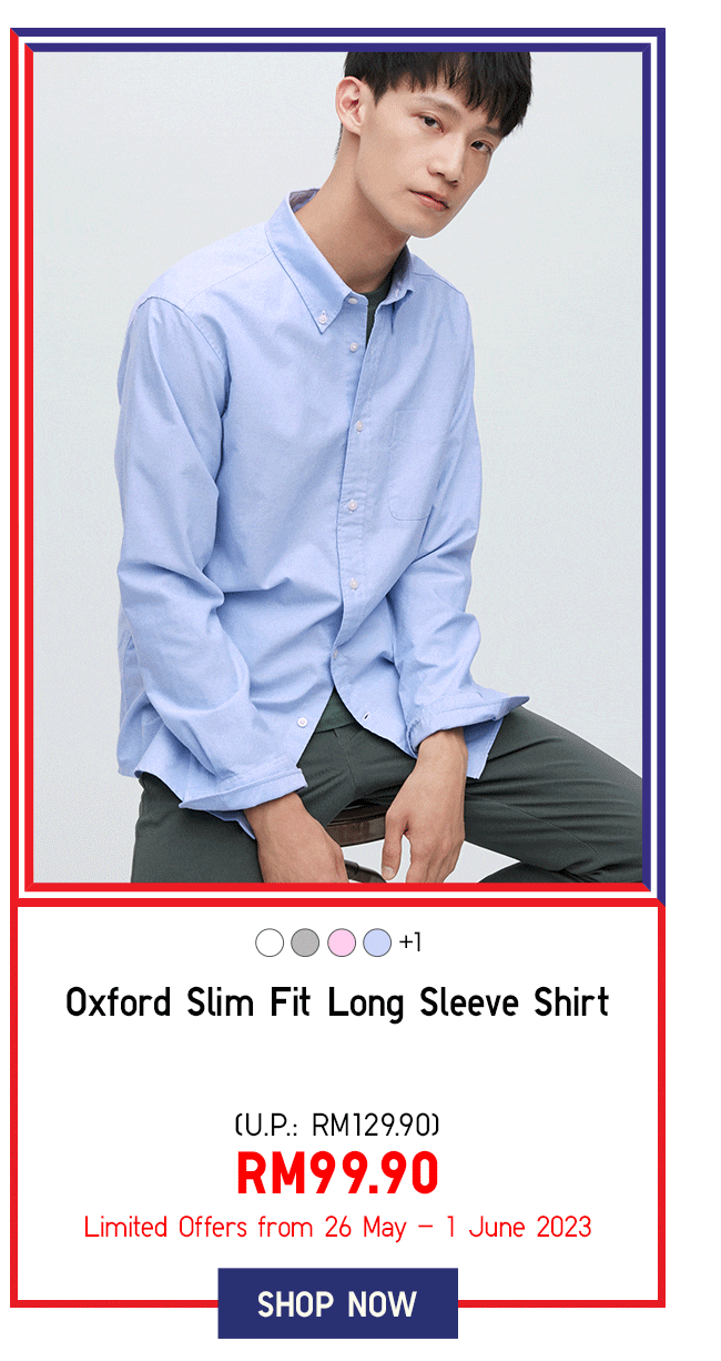 Oxford Slim Fit Long Sleeve Shirt