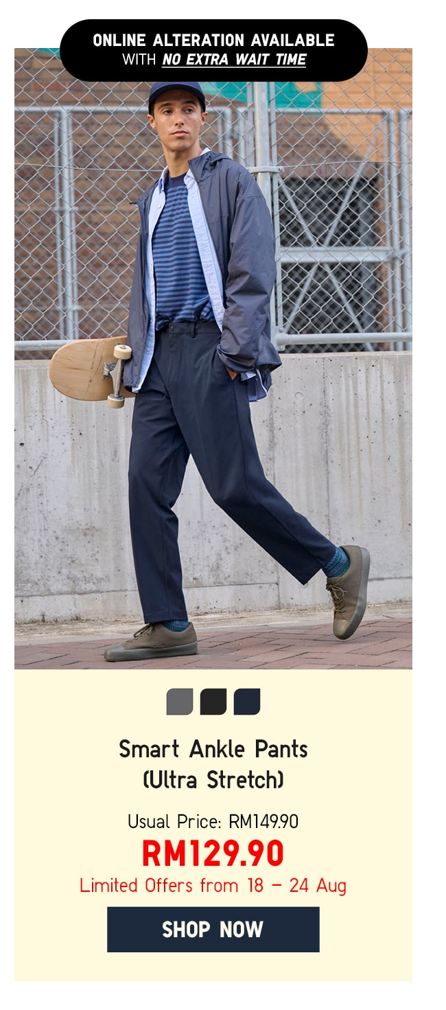 Smart Ankle Pants Ultra Stretch