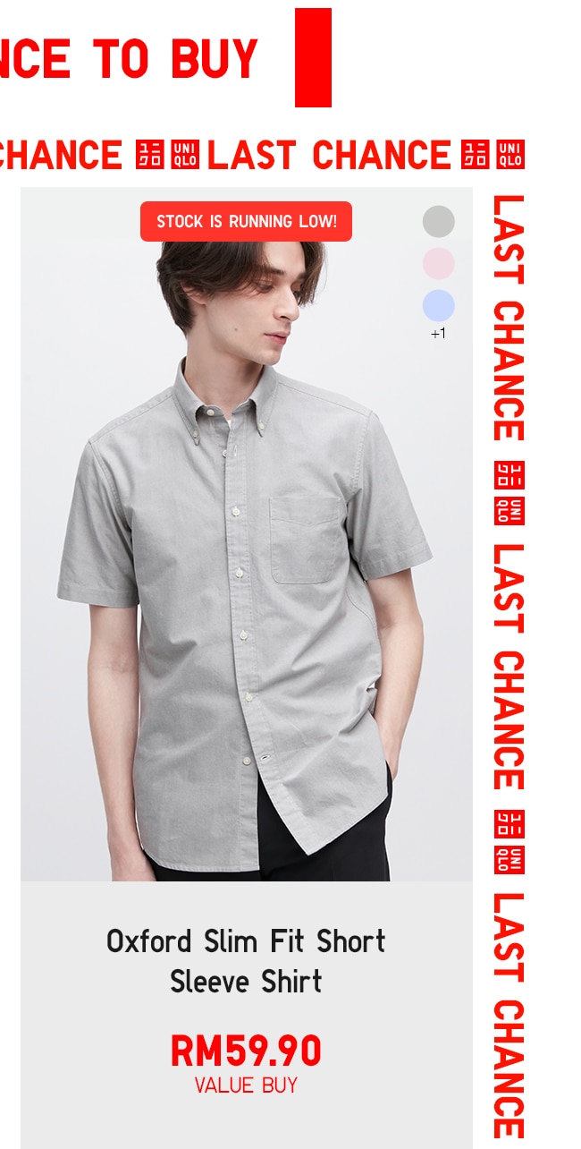 Oxford Slim Fit Short Sleeve Shirt