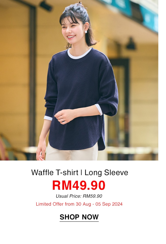 Waffle T-shirt | Long Sleeve