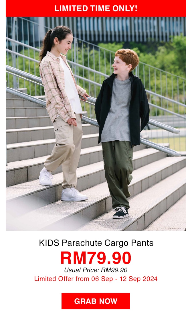 KIDS Parachute Cargo Pants