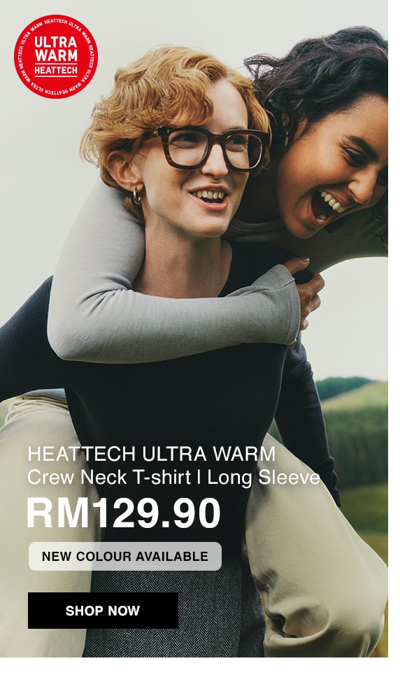 HEATTECH ULTRA WARM Crew Neck T-shirt | Long Sleeve