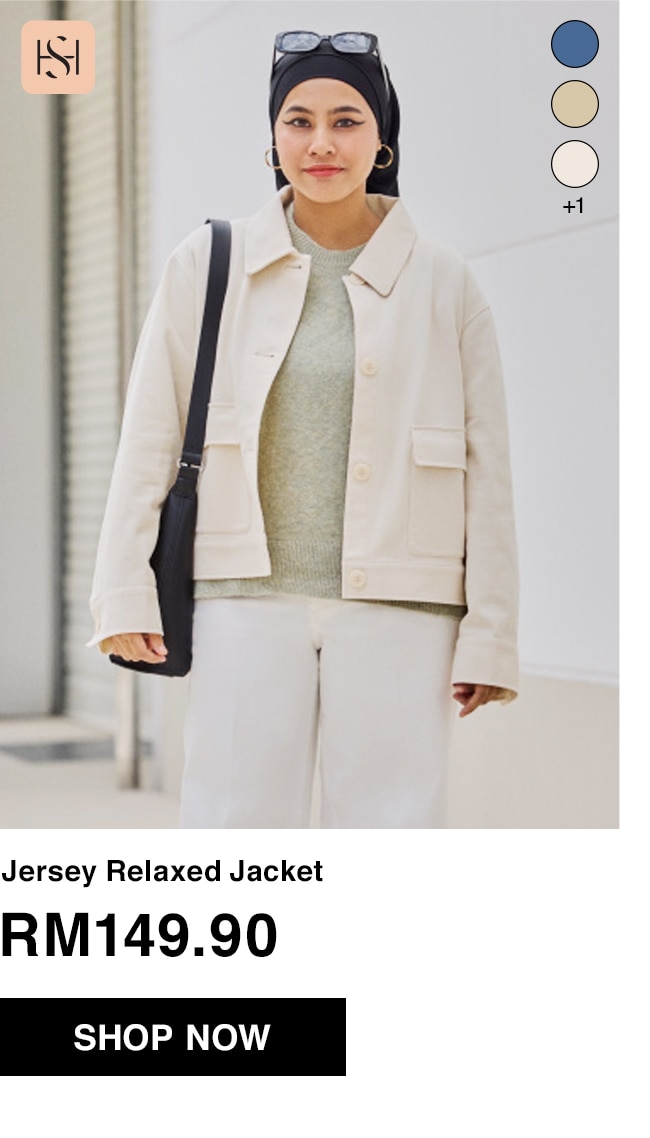 Jersey Relaxed Jacket